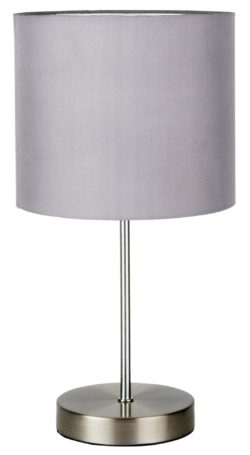 ColourMatch - Satin Stick - Table Lamp - Flint Grey